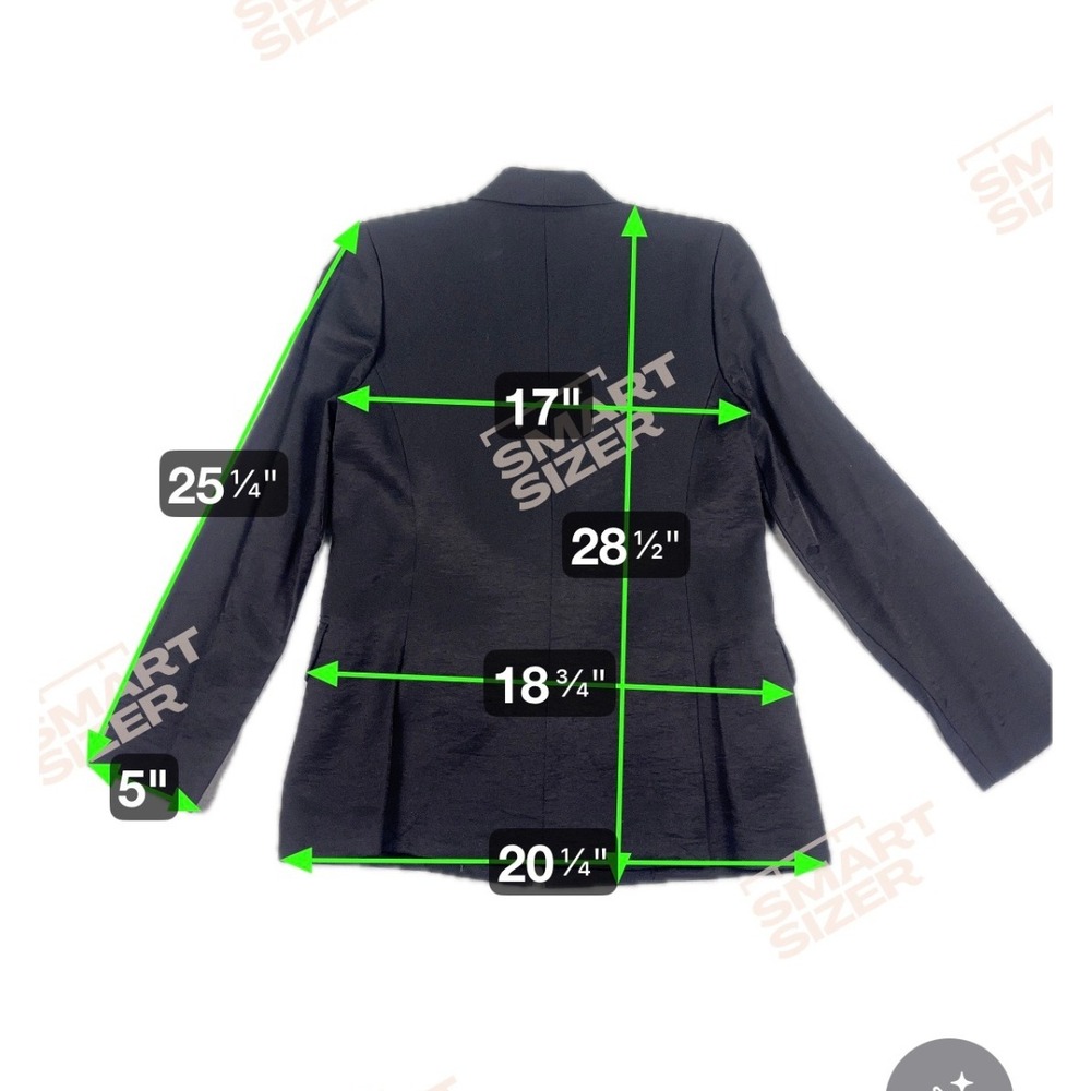 WAYF Black Single-Button Oversized Fit Blazer XS‎ - Picture 6 of 13